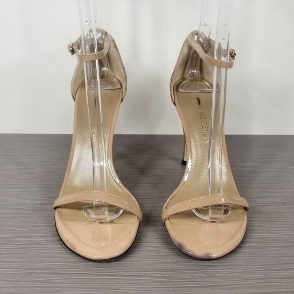 Stuart Weitzman Nudistcurve Ankle Strap Sandal, Womens Size 7.5 M - Picture 2 of 13